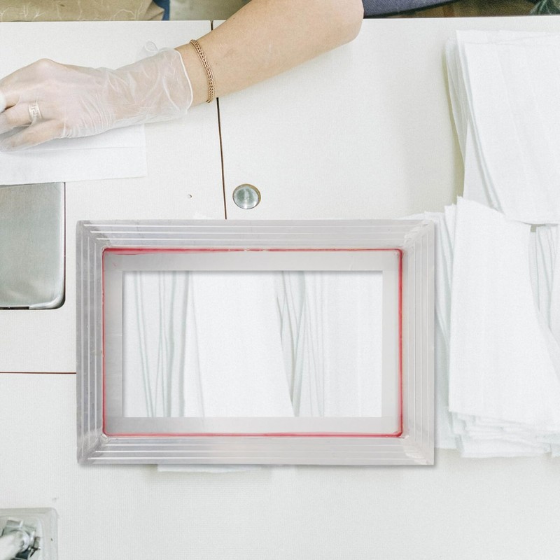 SEWACC Aluminum Alloy Screen Printing Frame for Projects Portable Silk