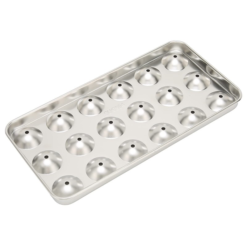 Ice Cube Tray, 304 Stainless Steel Strong Durable Ice Cube