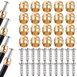 XLIUAX 20 Satz BH90 Scheibenbremse Olive Einsatz, Olive und Insert Pin Set, Fahrradschlauch Oliveneinsatz, Olives Steckereinsatz, Hydraulische Scheibenbremse Bremsseil Fahrrad Ersatzteile