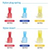 TICONN 400 PCS Nylon Spade Quick Disconnect Connectors Kit, Electrical