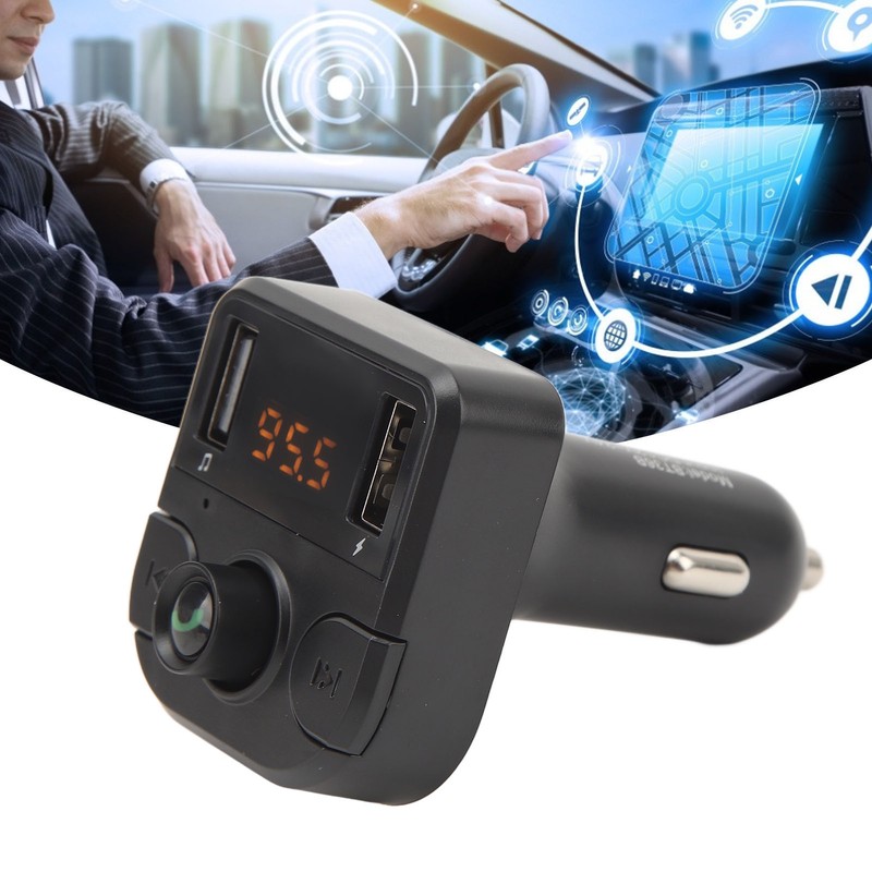 Car Bluetooth Receiver Lossless Sound Multifunctional Charging Function Music Radio