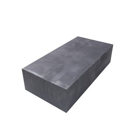 OTOOLWORLD 99.9% Purity Graphite Ingot Block EDM Graphite Plate Milling Surface (200MMx100MMx50MM)