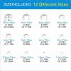 Unbranded 327Pcs Stainless Steel E-Clip Circlip Kit Retaining Ring Assortment