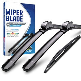 3 Windshield Wipers for Honda CR-V 2017, 2018, 2019, 2020, 2021, 2022, 26" + 17" + 12" Automotive Replacement Windshield wiper blades U/J Hook