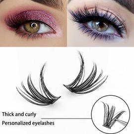 320 Cluster Eyelashes,Natural Lashes,Curling Eyelashes,Extended Eyelashes,Soft Individual Eyelashes