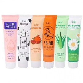 Siyoung 60g Hand Cream Collection: Horse Oil & Chamomile Kremlin Varieties (Factory Supply, Foil-Sealed) Sealed Red Pomegranate 10ea