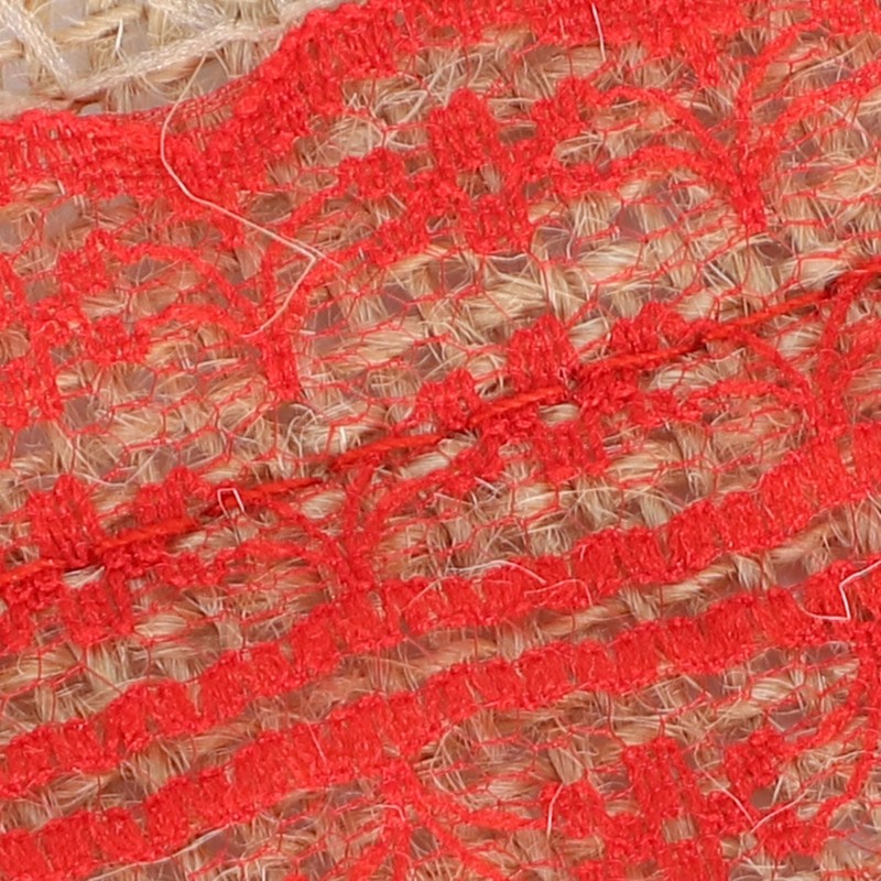 5Pcs Burlap Ribbon Lace Linen Roll Jute Belt DIY Hand