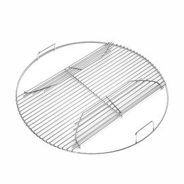 22" Cooking Grate Hinged for Weber, 7436 Charcoal Grill Grate Round Hinged, Replacement Part for Weber One-Touch, Performer and Bar-B-Kettle Series, Grill Grate BBQ for Weber Series