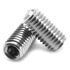 5/16"-18 x 5/8" Coarse Thread Socket Set Screw Cup Point Stainless Steel 18-8 Pk 100
