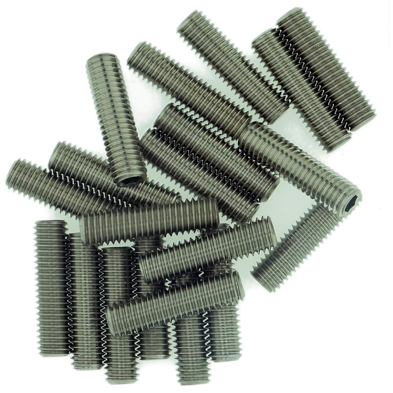 M8 (8mm x 20mm) Hex Socket Grub Screw (Flat Point)