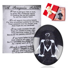 Penguin Pebble Anniversary Penguin Gifts for Her Anniversary Wedding Gifts for Him Funny Boyfriend Gifts Birthday Christmas Husband Gifts Valentines Day Gifts for Girlfriend Gifts for Wife