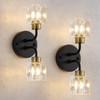 ZenQuirk Crystal Wall Sconces Set of Two - Wall Light