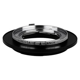 Fotodiox Pro Lens Mount Adapter, Vitessa Lens to Canon EOS Camera Such As EOS 7D, 5D Mark III, and Rebel T3i, Black