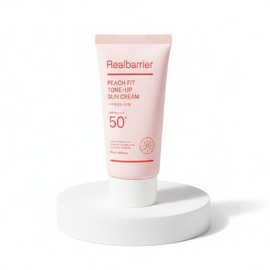 [Fade Primo Porous Cover] Real Barrier Peach Fit Tone-up Sun Cream 50ml / [파데프리모공결커버] 리얼베리어 피치 핏 톤업 선크림 50ml