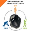 Zett BRGB35520Z Soft Baseball Glove, Fine Play, All Around, Black