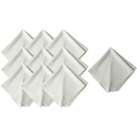 Eyeglasses Cleaning Cloths, Screens, Lens Wipe for All Electronic Device Screens(1 Pack Anti-Fog Wipe, 9 Pack Small Size Microfiber Cleaning Cloths)