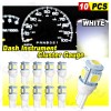 AQJ Dash Instrument Cluster Gauge White LED LIGHTS BULBS KIT
