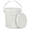 EconoHome EconoHome 5-Gallon White Bucket Pail Container with Lid |