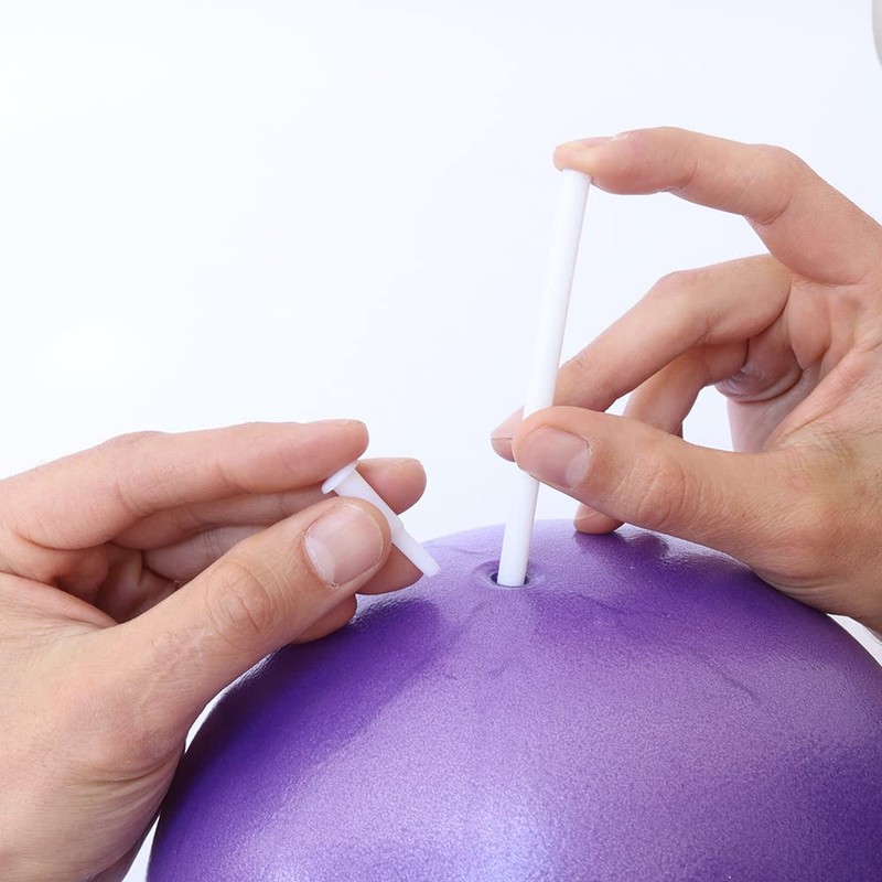 Pelota de 25 cm para Pilates Barre Yoga (Morada)