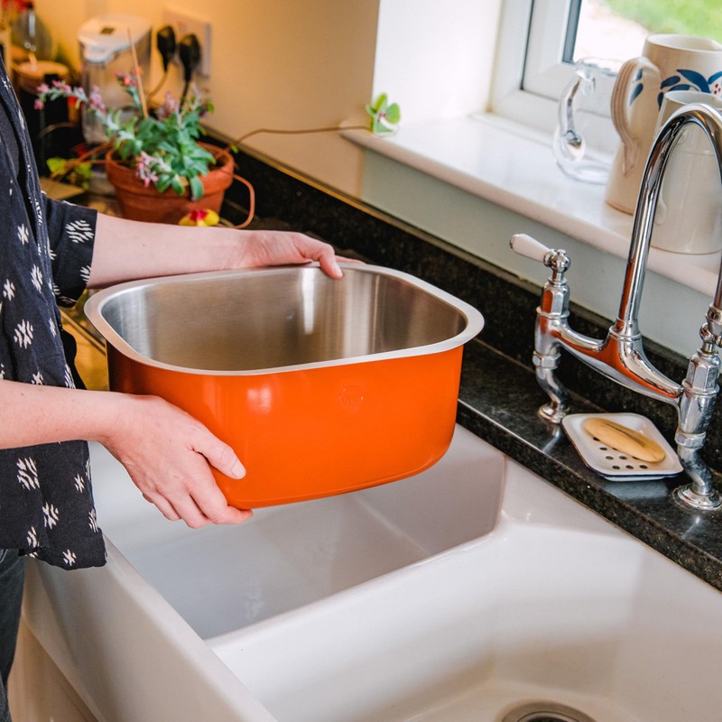 Elephant Box Orange Washing Up Bowl