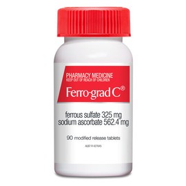 Ferro-Grad C PR 325/562.4mg Tablets Bottle 90