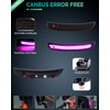 PWOBVZ Pink Purple LED Side Marker Lights for Dodge Charger
