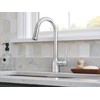 Moen Adler Chrome One-Handle High Arc Kitchen Sink Faucet with