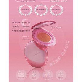 NAKEUP One Night Cover Cushion 14g, Color:02 Beige Nude
