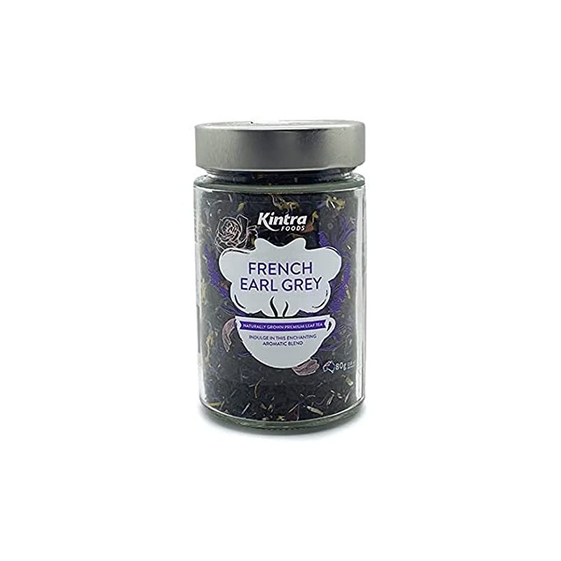 Kintra Foods Loose Leaf French EarlGrey Herbal Tea 80 g