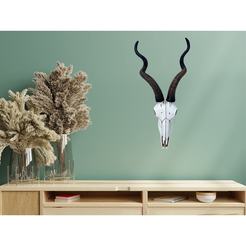 Top Brass 14 1/2" African Kudu Antelope Skull - Wall