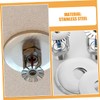 Gatuida Sprinkler Head Decorative Cover 10 Pcs Stainless Steel Wall