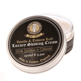 Sweyn Forkbeard Organic Shaving Cream Vanilla & Tobacco Leaf Sweyn Forkbeard 150ml - 100% Organic Shaving Cream for Men Made in London