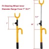 CARTMAN Vehicle Steering Wheel Lock, Car Anti-Theft Yellow
