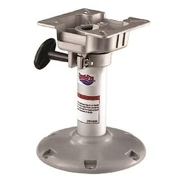 Attwood 238916LSM1 LakeSport 2-3/8" Fixed Height Bell Pedestal with Seat Mount - 16", Non-Locking