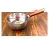 Milk Warmer Pot Stainless Steel Prevent Sticking Wooden Handle Thickened