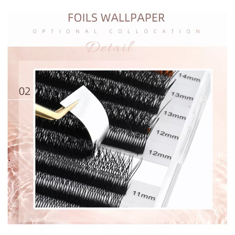 Nagaraku Pestañas Nagaraku W 6d Cifrado Clover Fan