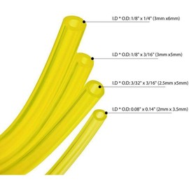 AUTOKAY 4 Sizes Petrol Fuel Gas Line Hose Pipe Kit for Ryobi RY30530 RY26520 RY52014 Poulan 31WG PP031 PP033 PP035 Trimmer Chainsaw Blower Engine
