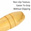 5Pcs Wooden File Handles, Wooden File Handles with Strong Metal