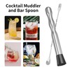 Muddler for Cocktails Bar Spoon - Vaincre 2PCS 9" Muddler