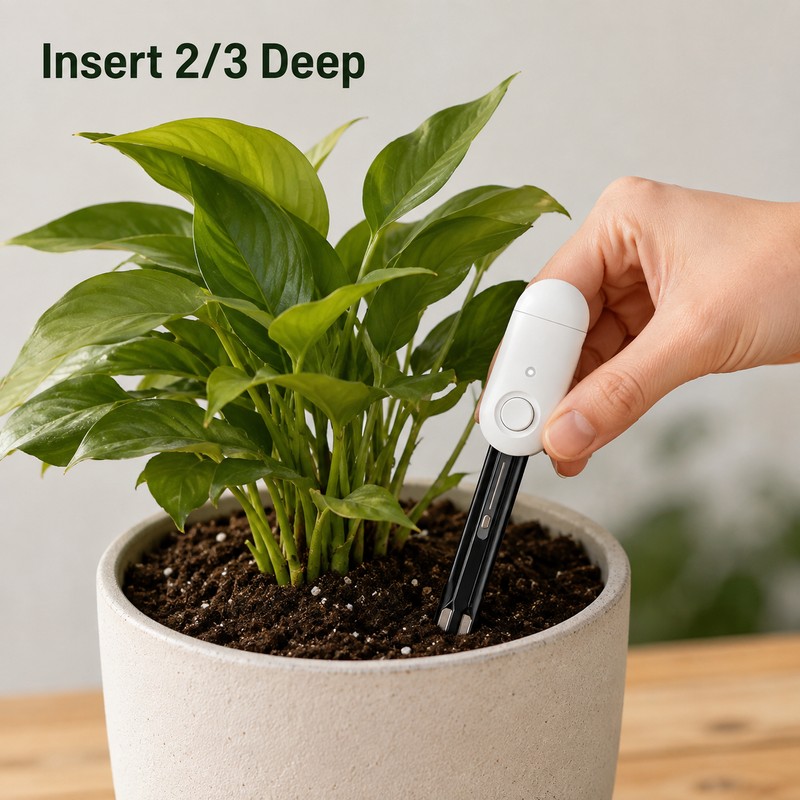 Zigbee 3.0 Soil Moisture Sensor for Smart Plant Care –