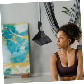 Kisangel 2pcs Arm Training Belt Lifting Bar Pull Cable Accessories Gym System Pilates Straps Workout Treadmills Exercise Handles Dumbbell Machine Grip Trainer Mats Rack Oxford Cloth Black