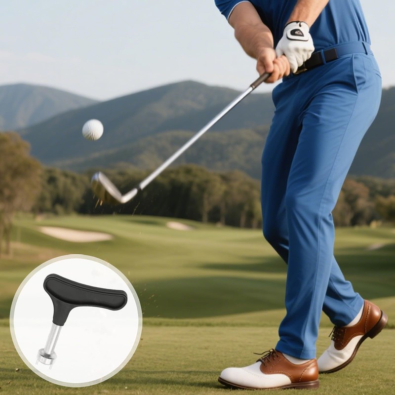 UEKPDM Universal Golf Shoe Spike Tool - Compact 9x7.5cm (3.54x2.95in)