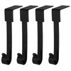 Guojanfon 4 Pack Christmas Stockings Holder Hanger, Metal Hooks for