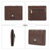 Contact's serie Magical Wallet Red Brown Full Grain Oil Beaded