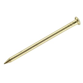 100 x Brass Wall Picture Pins 25mm Hardened Heavy Duty Nail Hook Photo Frame Wall Hanging DIY