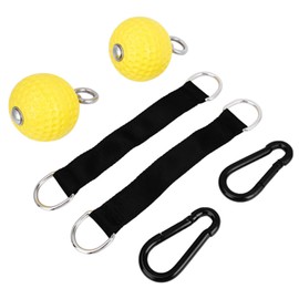 Garosa Puños de sujeción para Pelotas de Escalada con Correas, Levante la bola de poder, sostenga el accesorio, antideslizante, entrenamiento de fuerza manual,Pesas Rusas y Entrenamiento