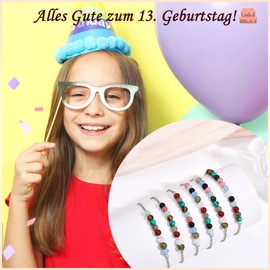 PDTU Girl's Birthday Gift for 13 Years, Birthday Gift for Girls, 13 Years, Colourful Bead Bracelet, Gift for Girls, Teenagers for Birthday