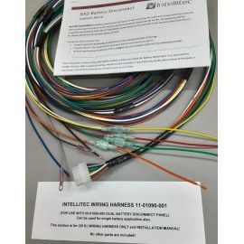 Intellitec 11-01090-001 wiring harness for dual battery disconnect panel
