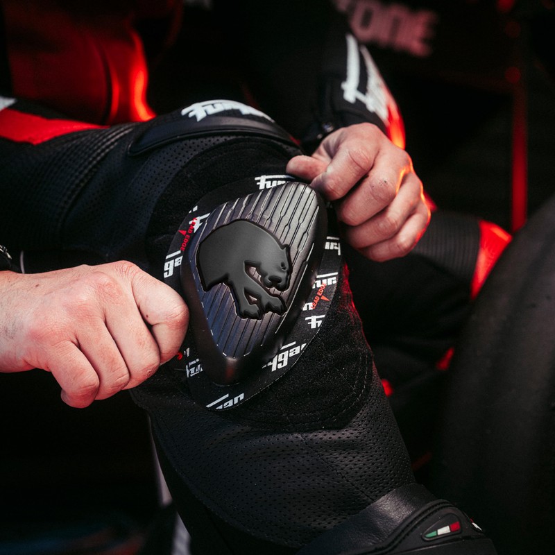 Furygan Sliders Knee - Motorcycle Piste Racing - Lightweight Durable