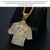 1 Piece Of No. 7 Jersey Necklace, Jersey Pendant Necklace,